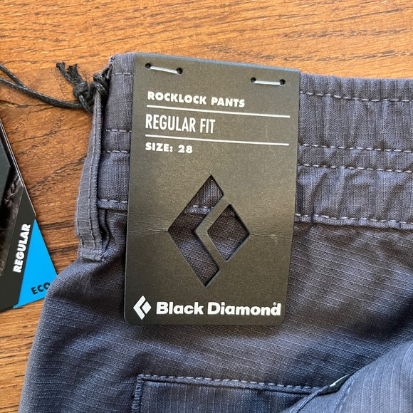 Black Diamond Rocklock Pants Size 28 - New With Tags, Charcoal Gray - Picture 3 of 4
